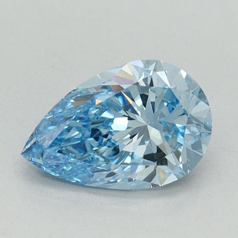 1.01 CT Fancy Vivid Blue PEAR