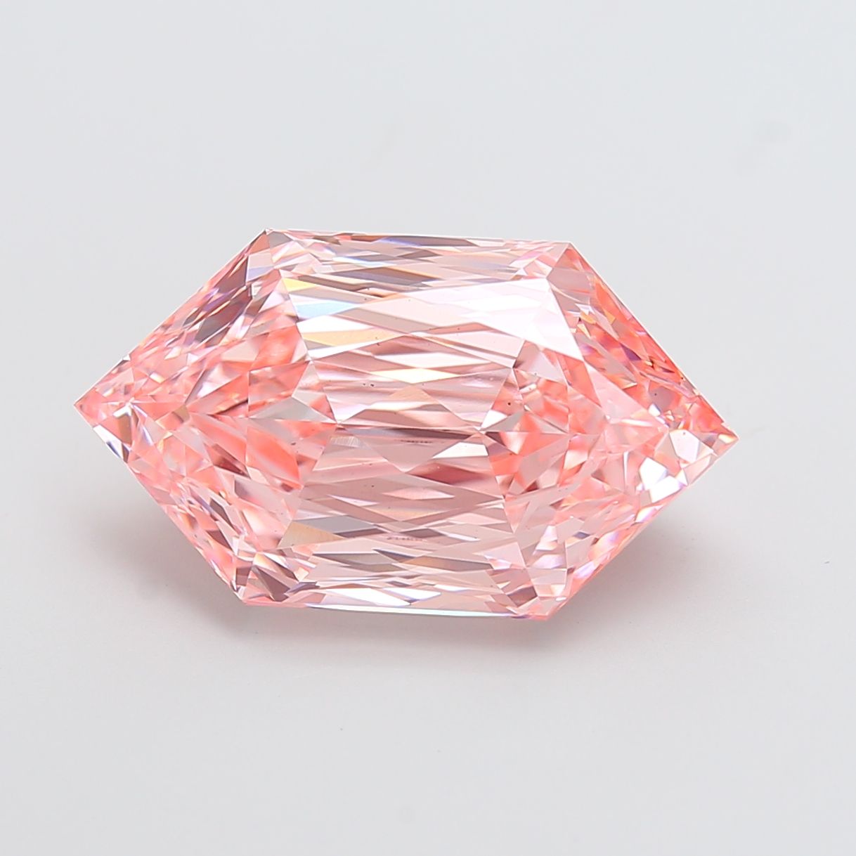 12.73 ct lab-grown Hexagonal Diamond