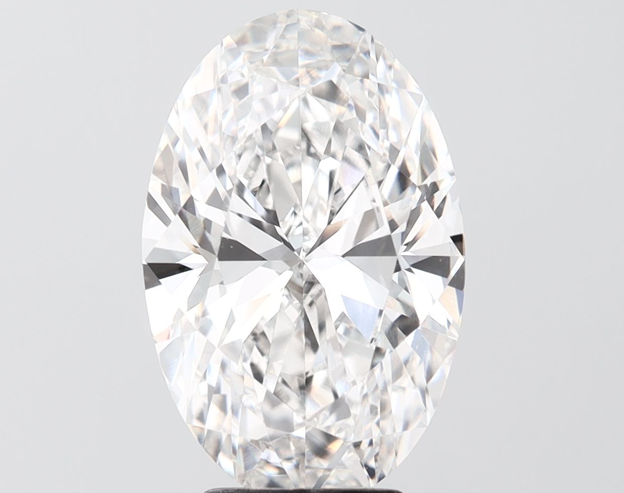 5.01 ct. oval Lab Grown Diamond front image
