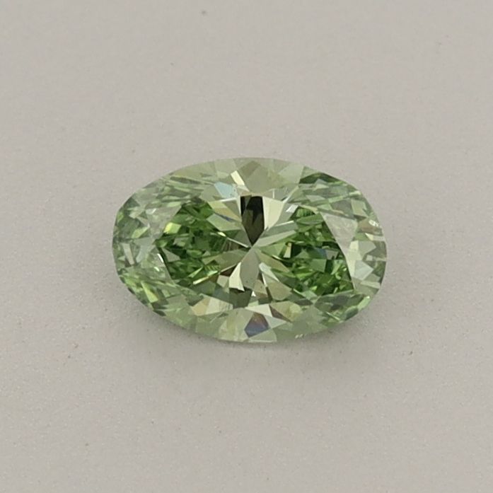 0.3 CT Fancy Vivid Green OVAL