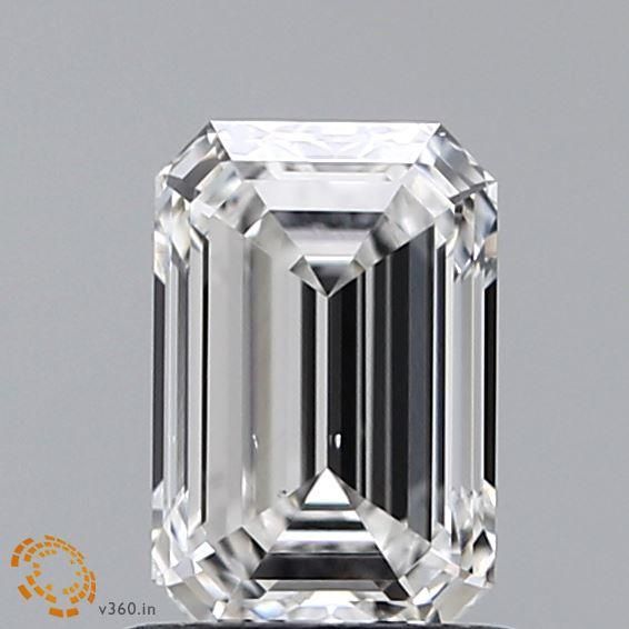 0.99 ct. emerald Lab Grown Diamond front image