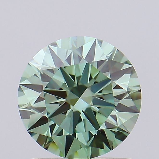 1.01 CT Fancy Vivid Green ROUND