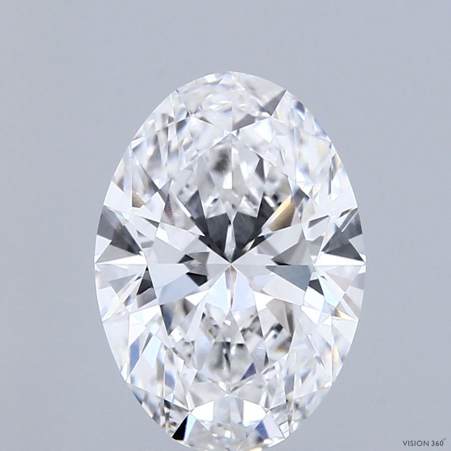 3.03 ct. oval Lab Grown Diamond front image