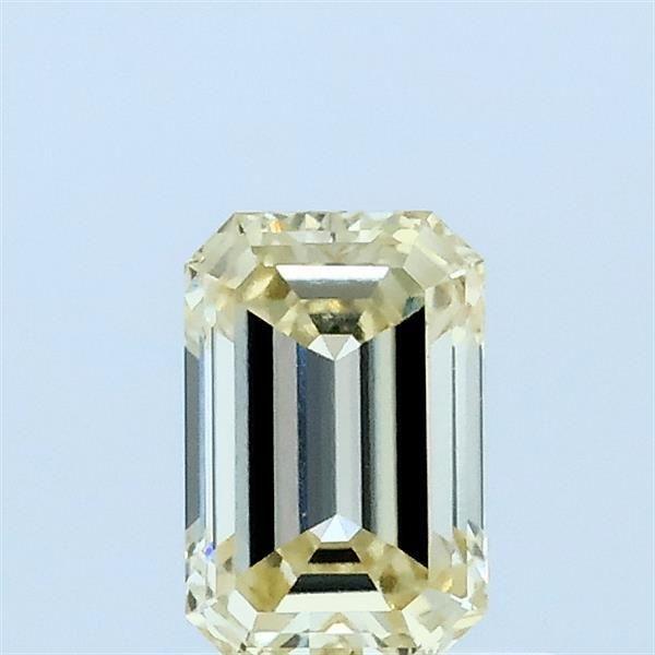 0.59 CT Fancy Light Yellow EMERALD