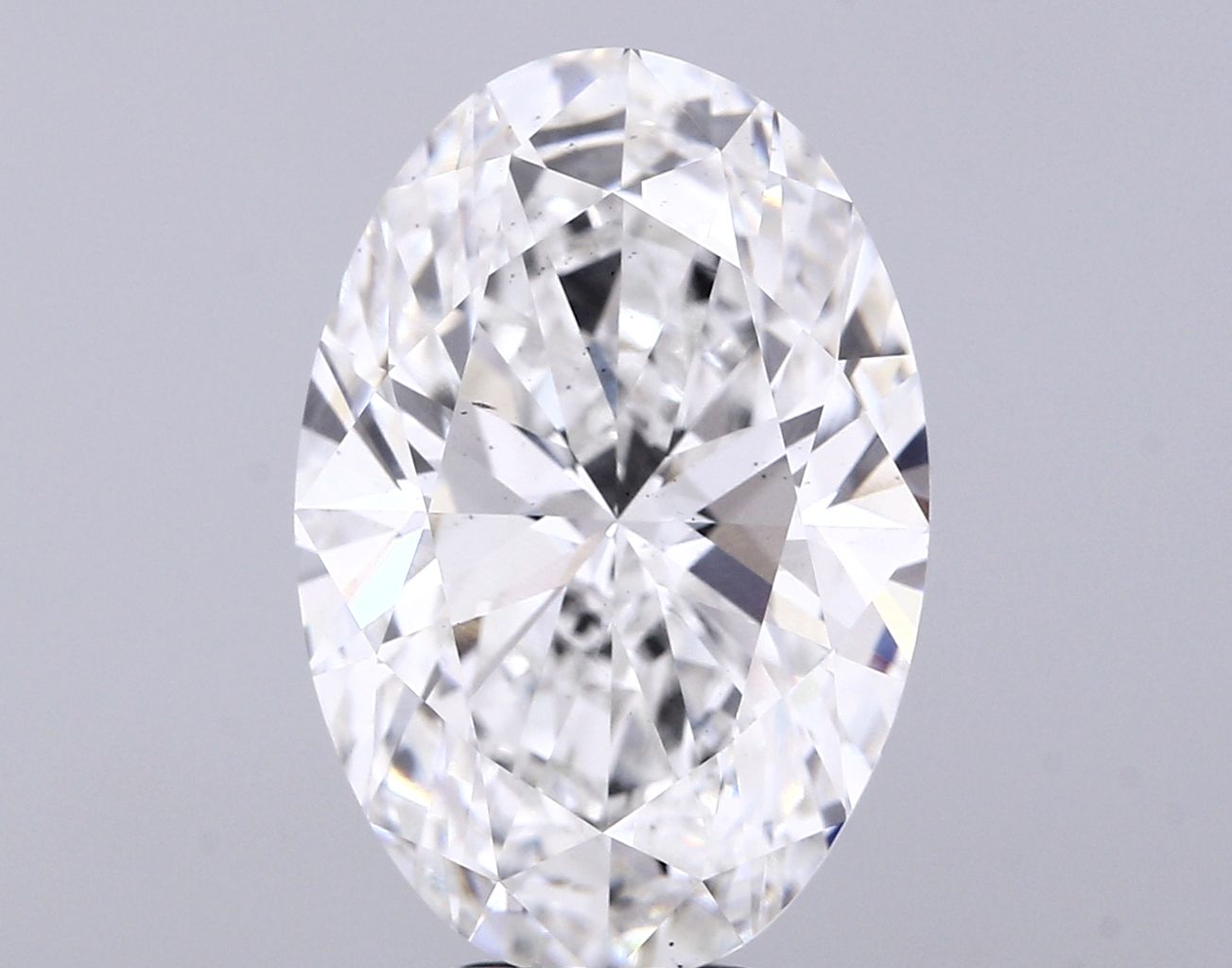 7.59 ct. oval Lab Grown Diamond front image