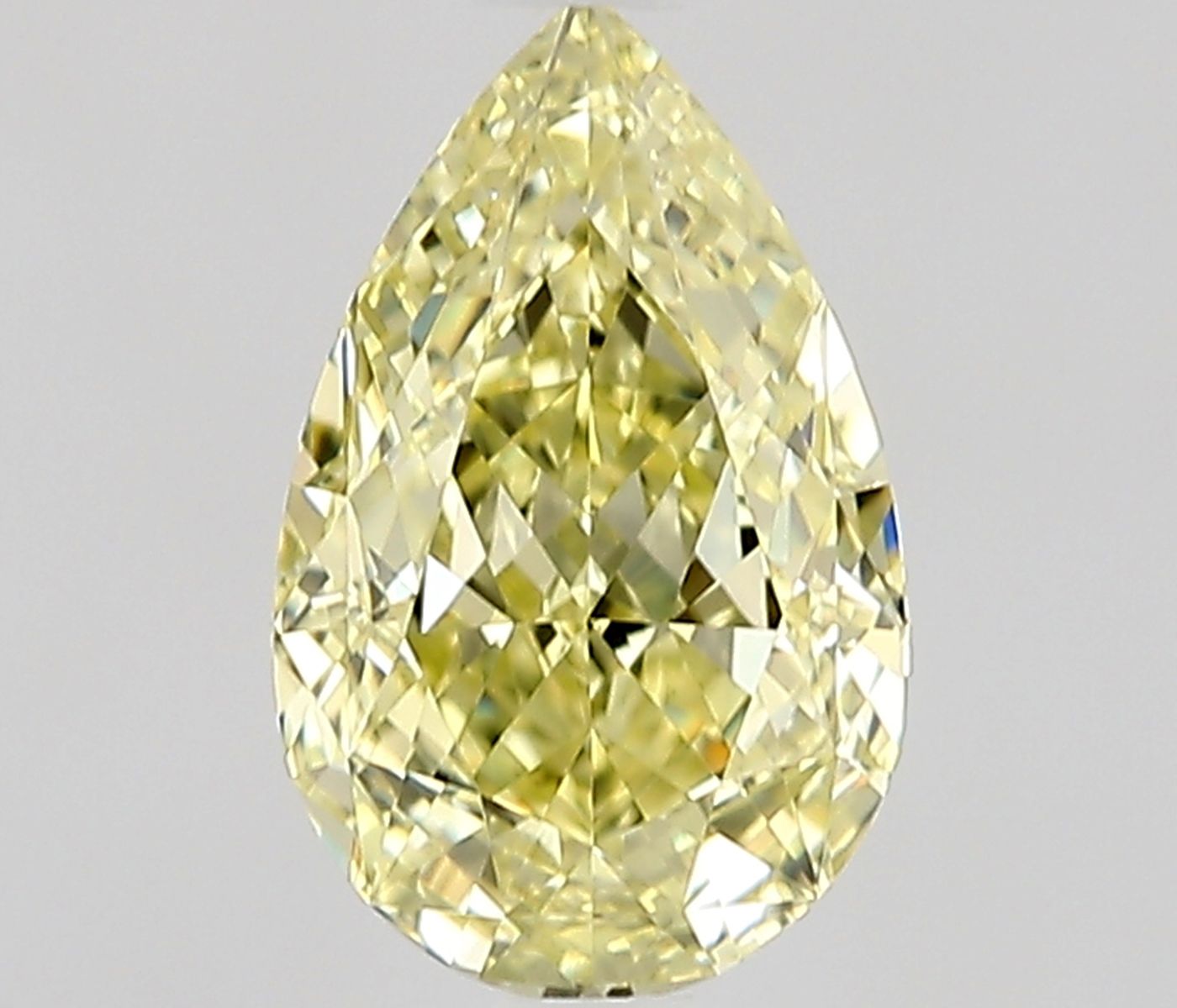 Diament 0.61 ct Fancy Light Yellow/VVS1