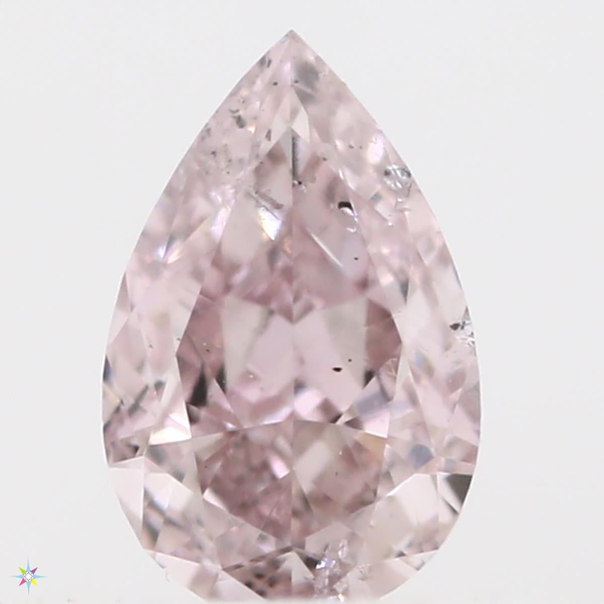 Diament 0.21 ct Fancy Orangey Pink/SI2