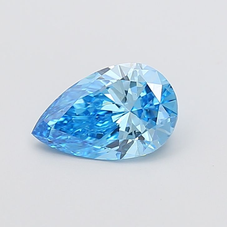 1.5 CT Fancy Vivid Blue PEAR
