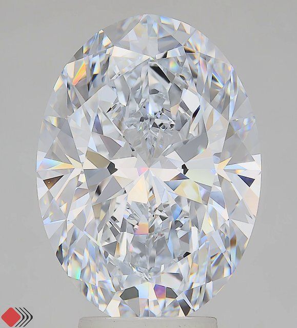 6.07 ct. oval Lab Grown Diamond front image