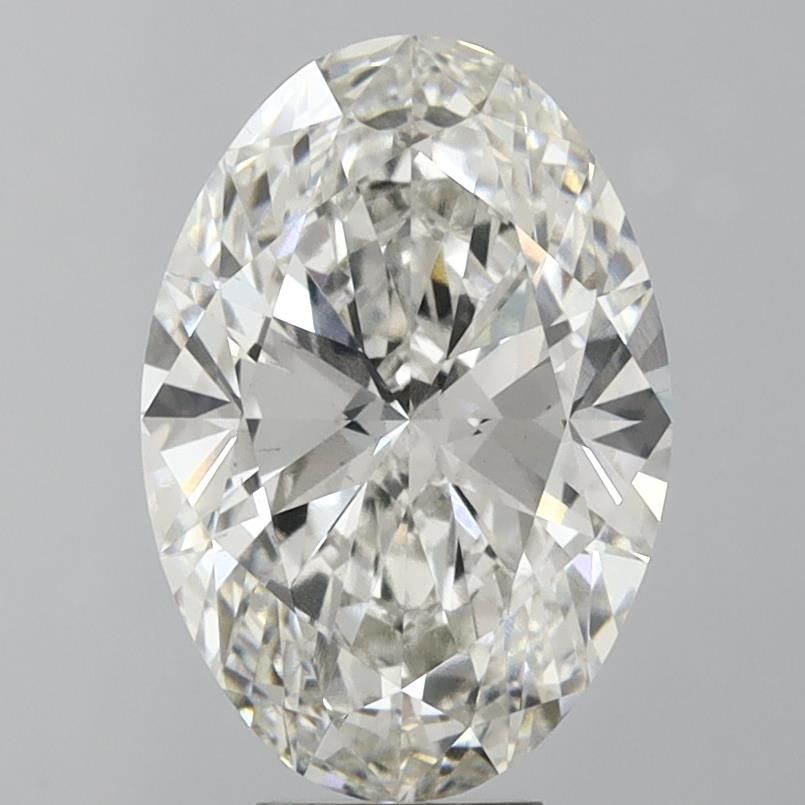 7.27 ct. oval Lab Grown Diamond front image