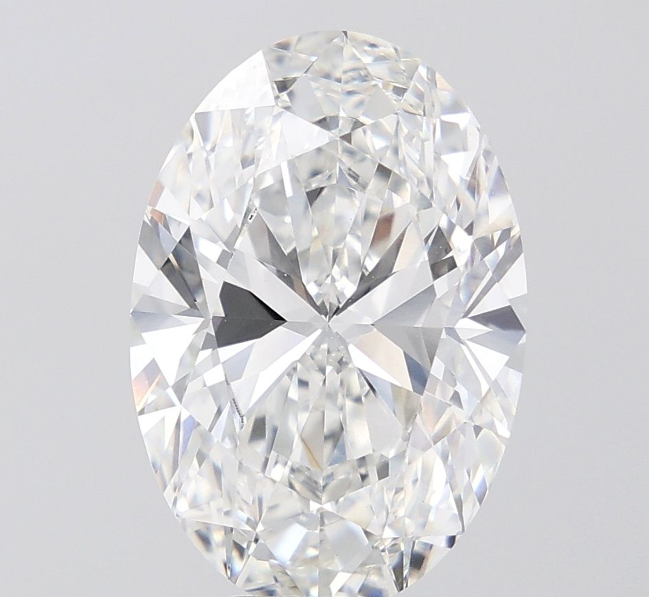 6.06 ct. oval Lab Grown Diamond front image