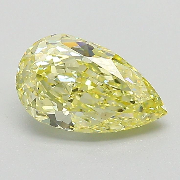 1.24 CT Fancy Yellow PEAR