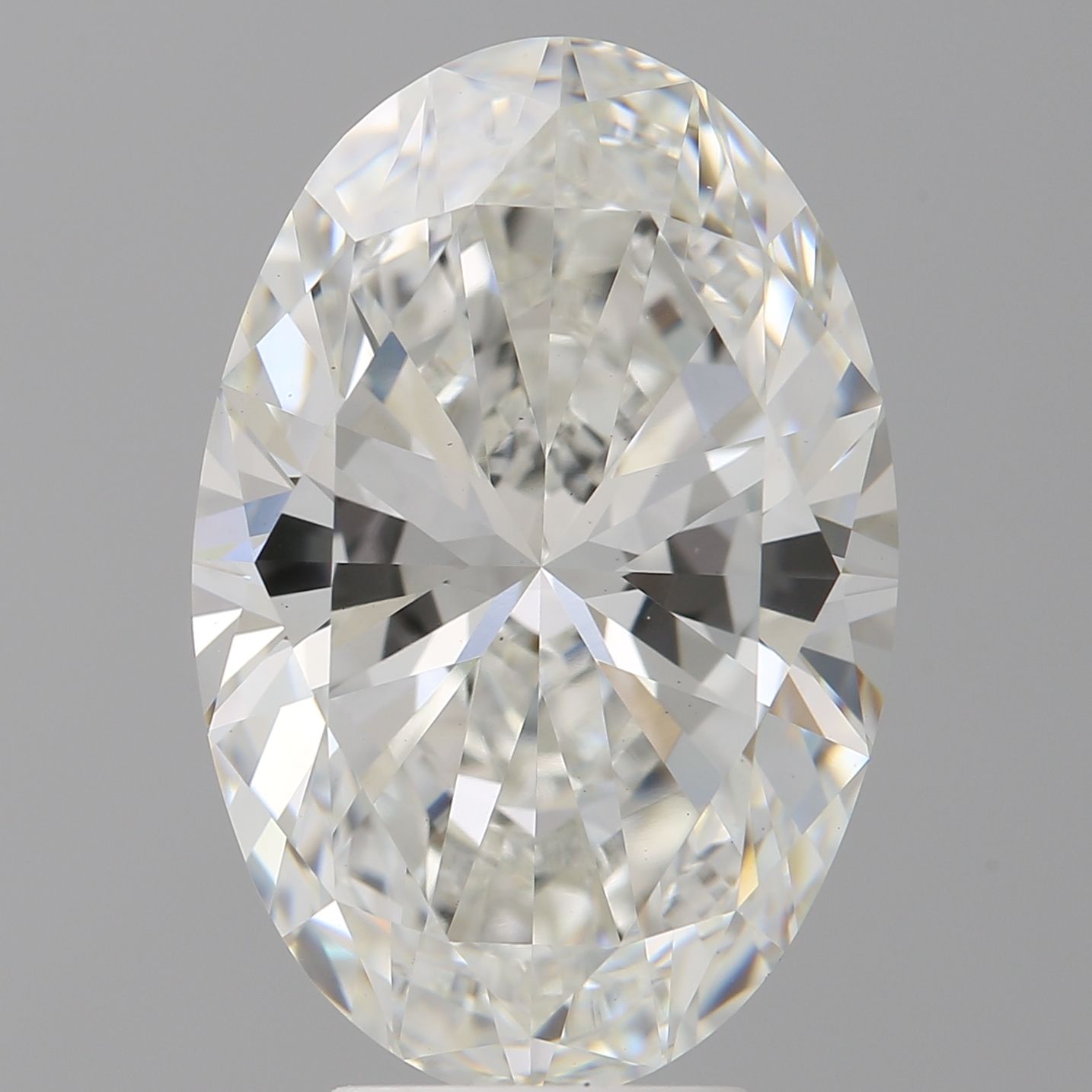 6.02 ct. oval Lab Grown Diamond front image