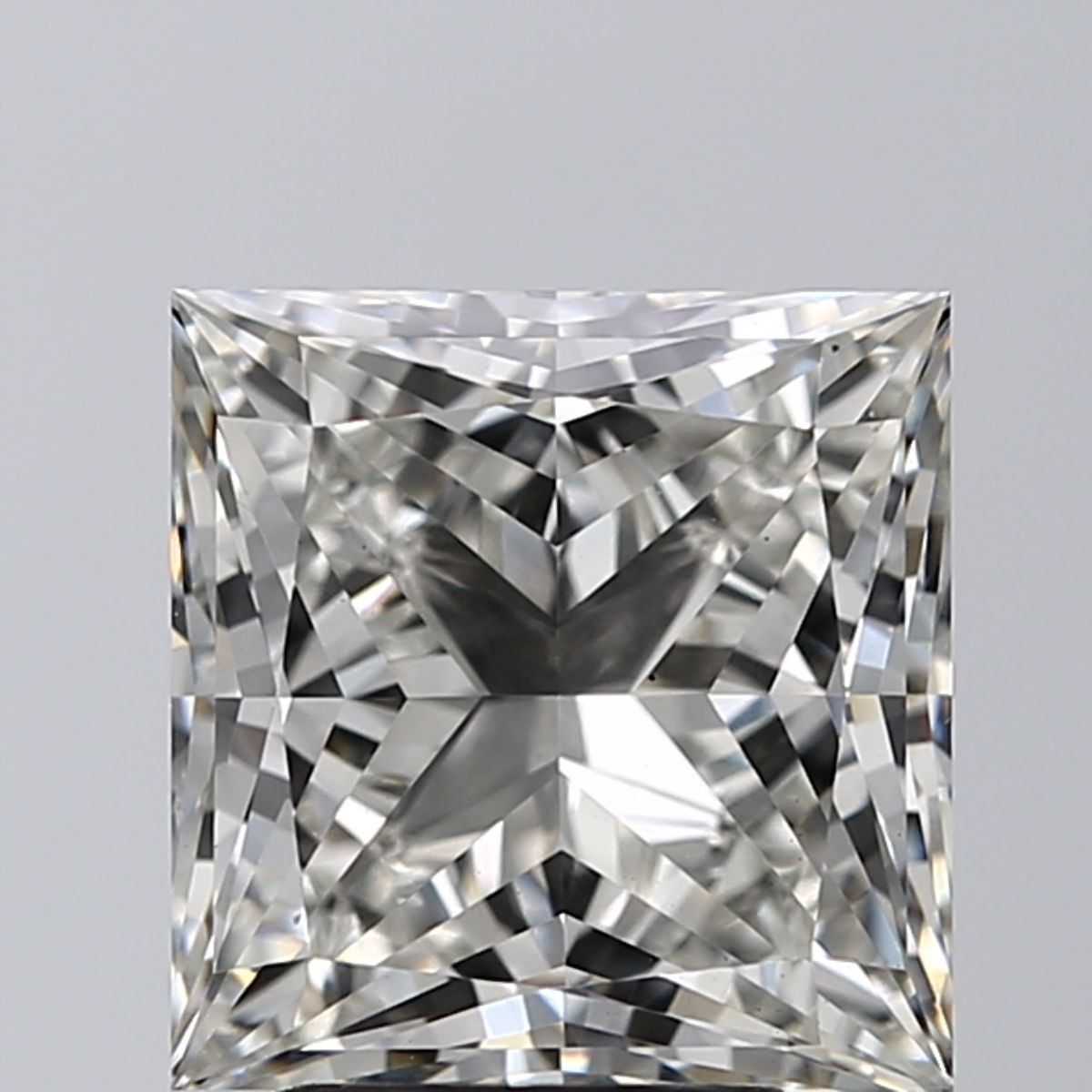 3.73 ct. princess Lab Grown Diamond front image