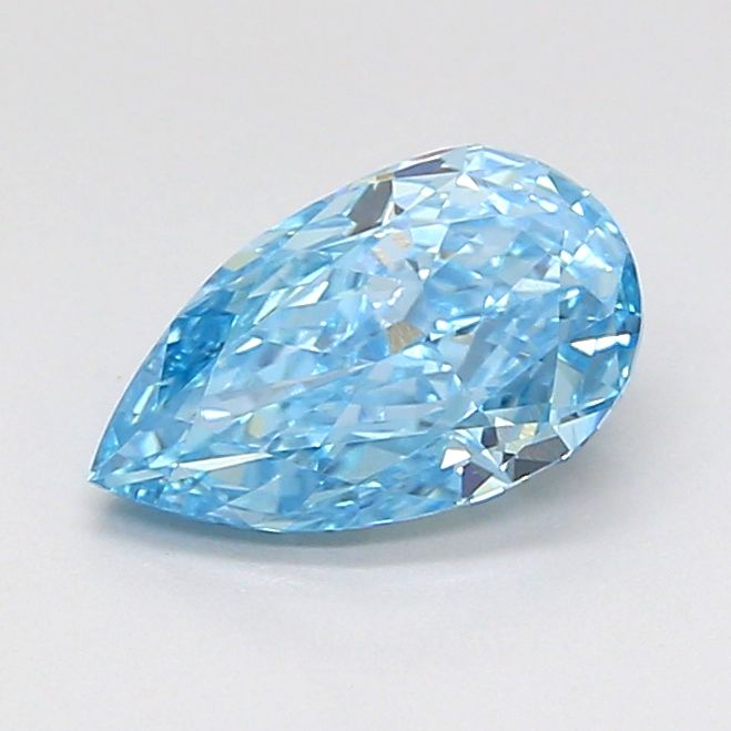 1.07 CT Fancy Vivid Blue PEAR