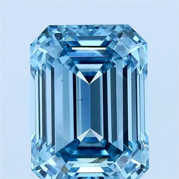 2.12 CT Fancy Vivid Blue EMERALD