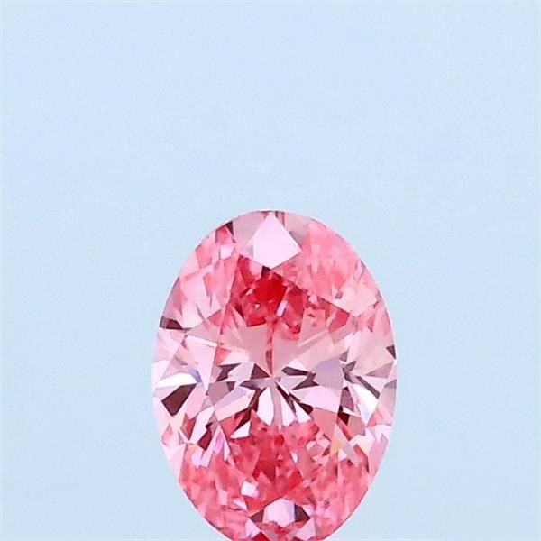 0.33 CT Fancy Vivid Pink OVAL