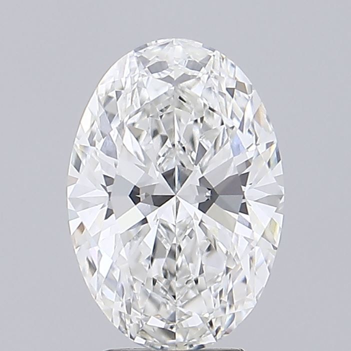 2.08 ct. oval Lab Grown Diamond front image