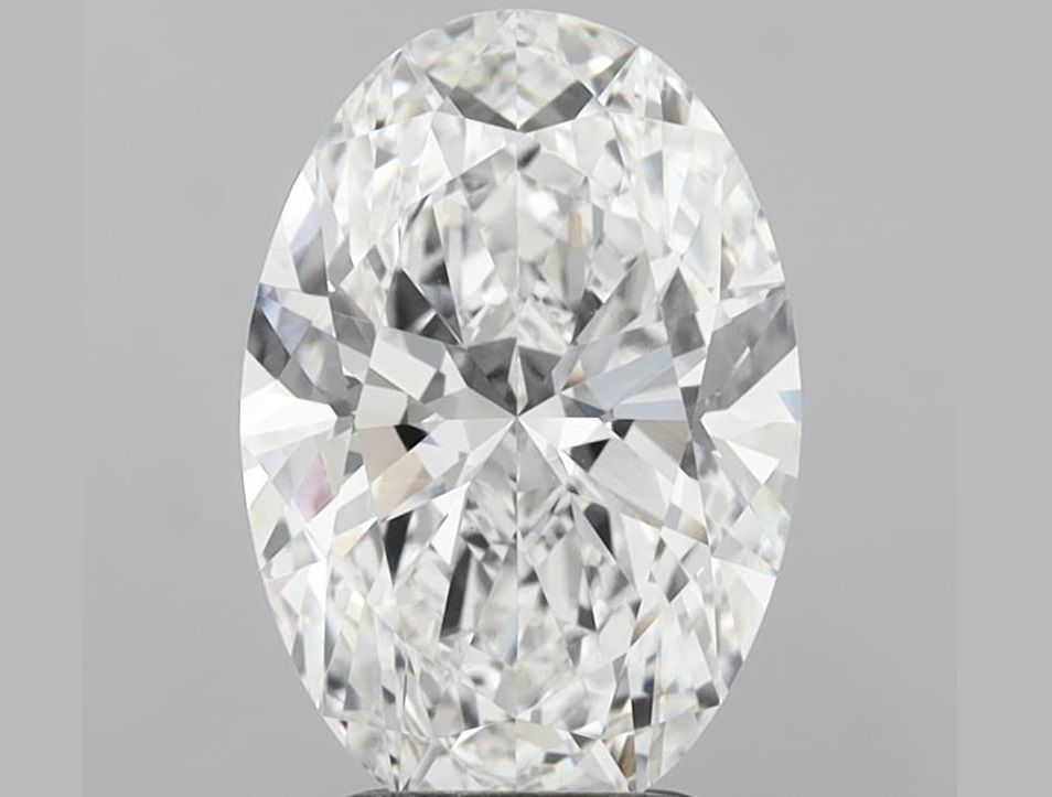 3.08 ct. oval Lab Grown Diamond front image