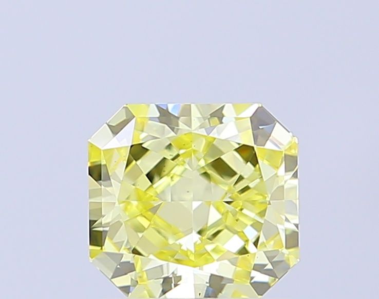 1.51 CT Fancy Intense Yellow SQUARE RADIANT