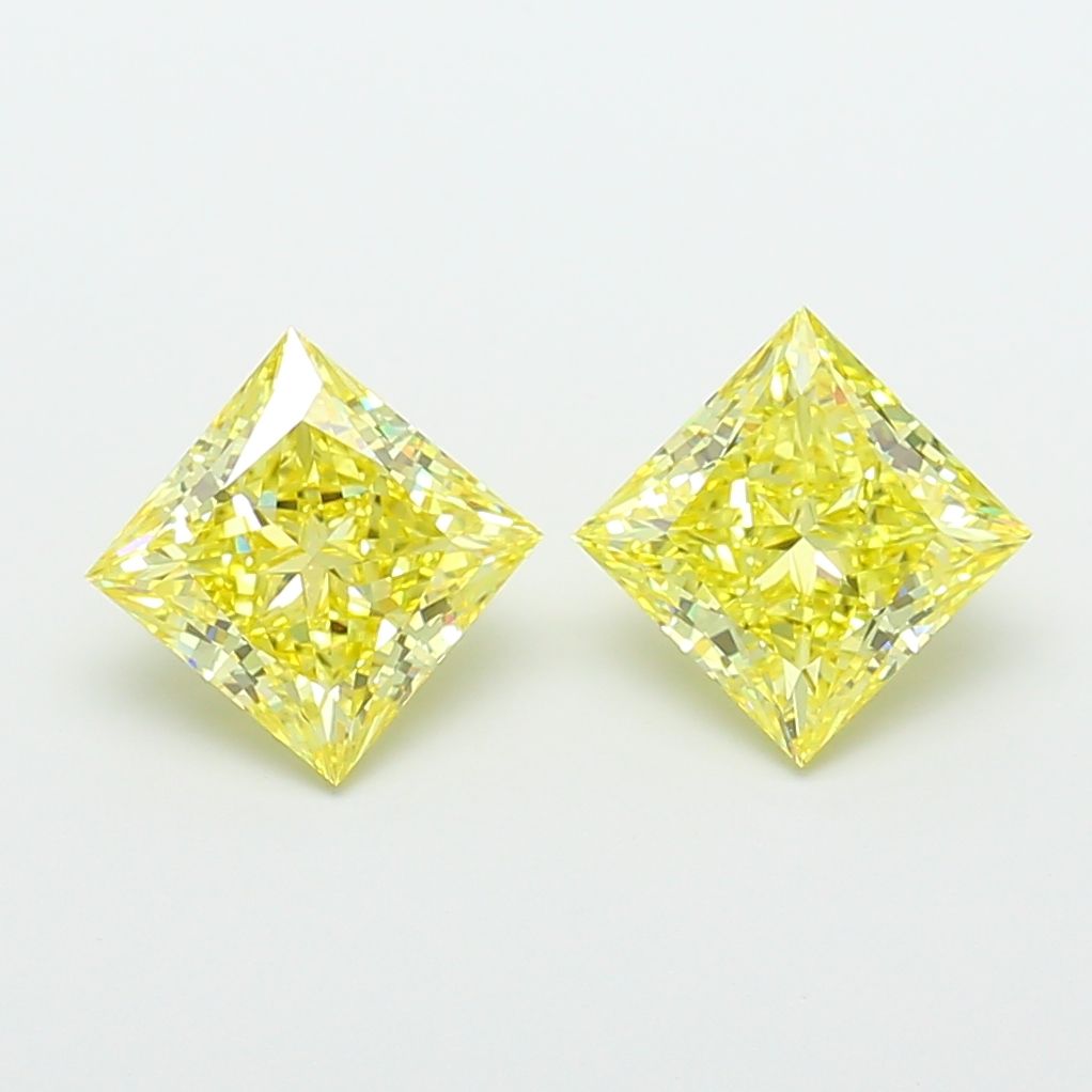 3.10 ct. princess Lab Grown Diamond front image