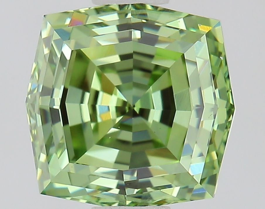 1.01 CT Fancy Vivid Green OCTAGONAL