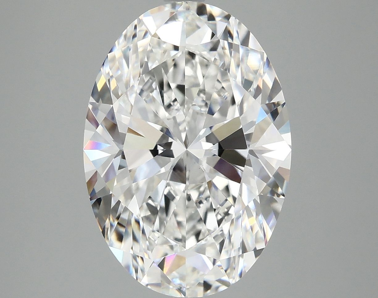 5.01 ct. oval Lab Grown Diamond front image