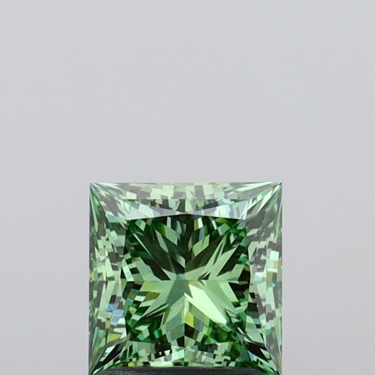 1.44 CT Fancy Vivid Green PRINCESS