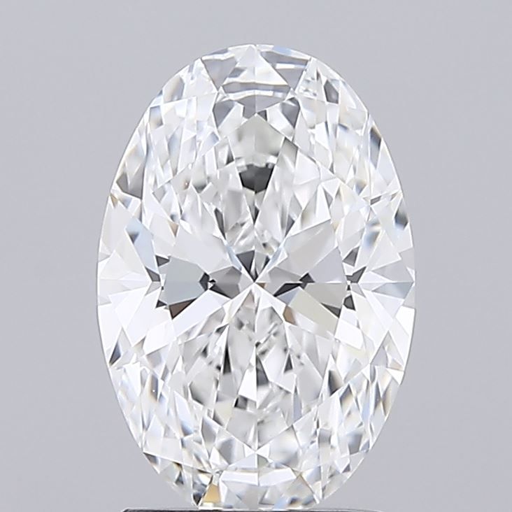 1.73 ct. oval Lab Grown Diamond front image