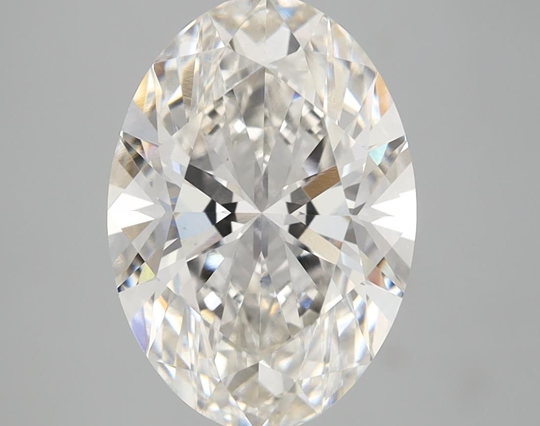 3.70 ct. oval Lab Grown Diamond front image