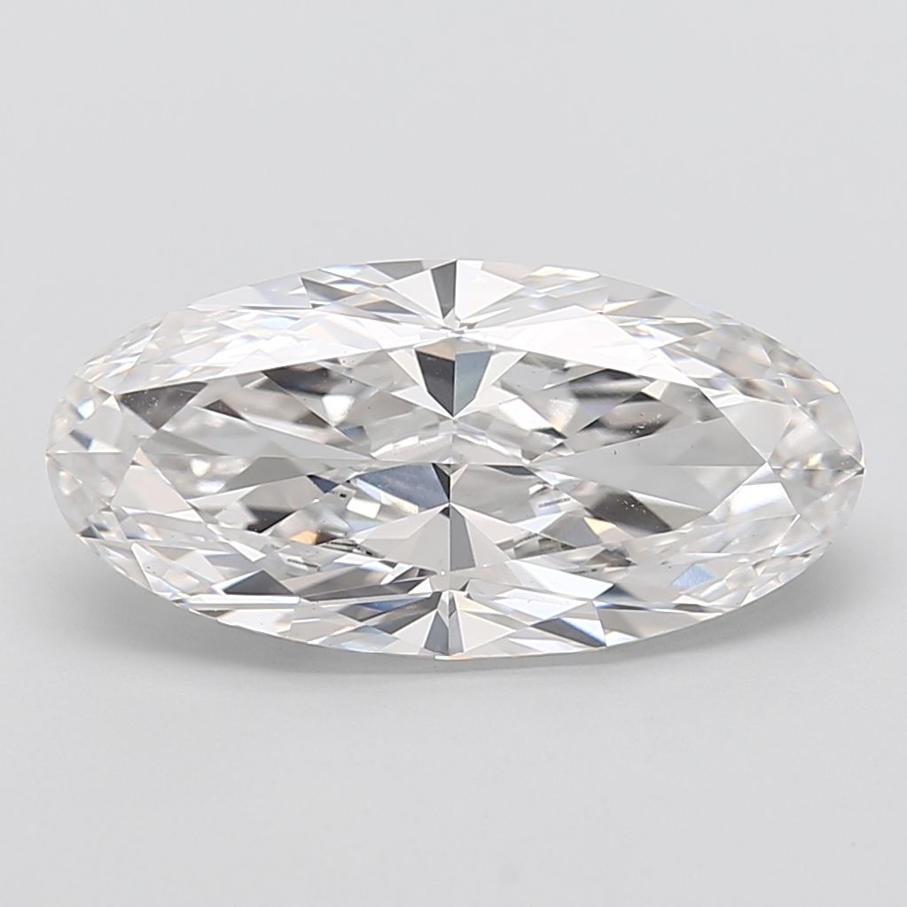 7.10 ct. oval Lab Grown Diamond front image