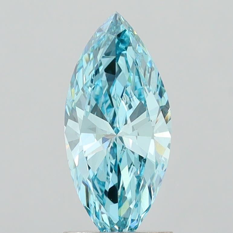 1.4 CT Fancy Vivid Blue MARQUISE