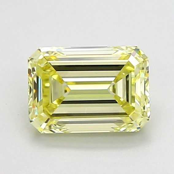 1.01 CT Fancy Light Yellow EMERALD