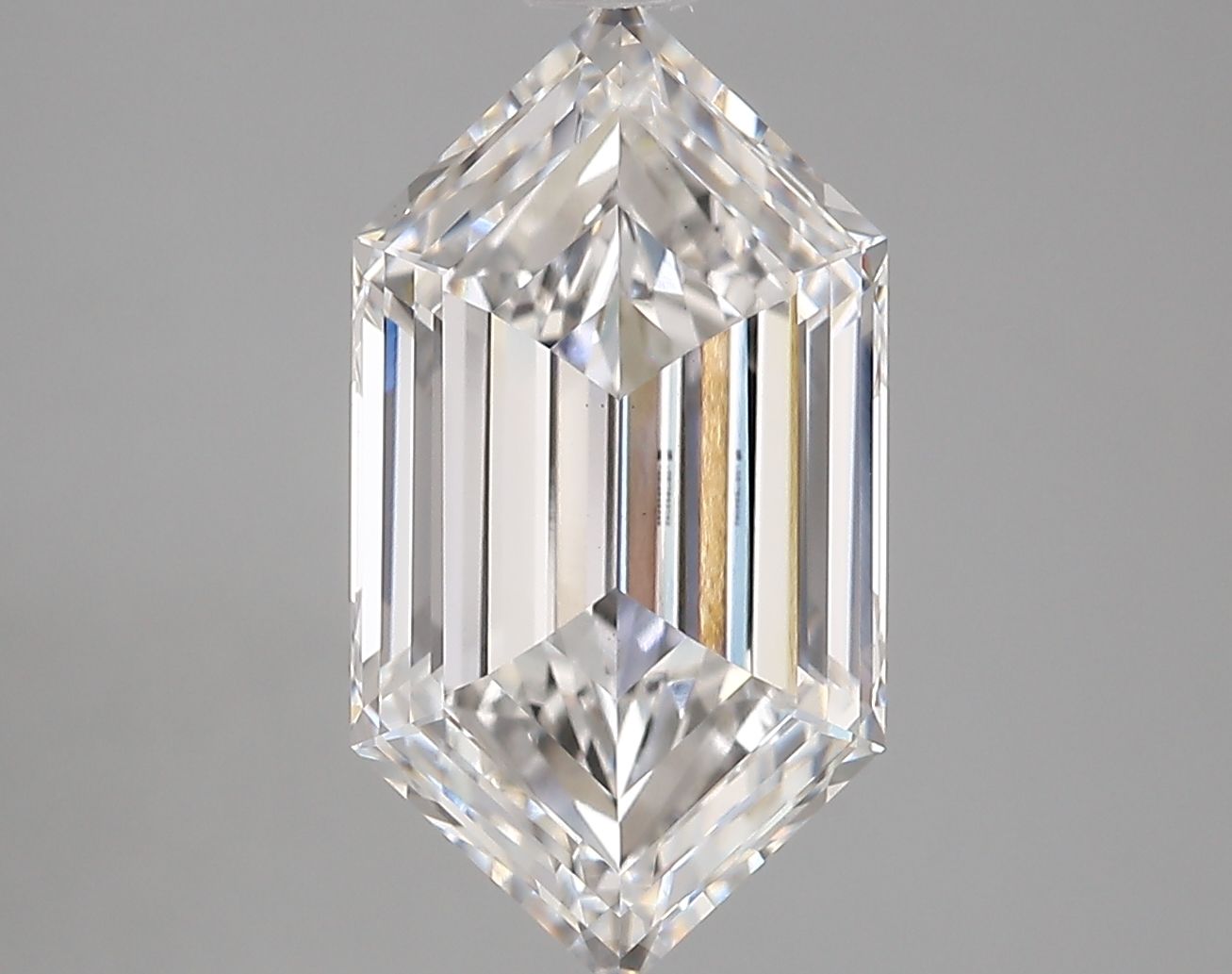 4.39 ct lab-grown Hexagonal Diamond