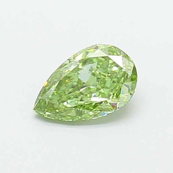 1.0 CT Fancy Vivid Green PEAR