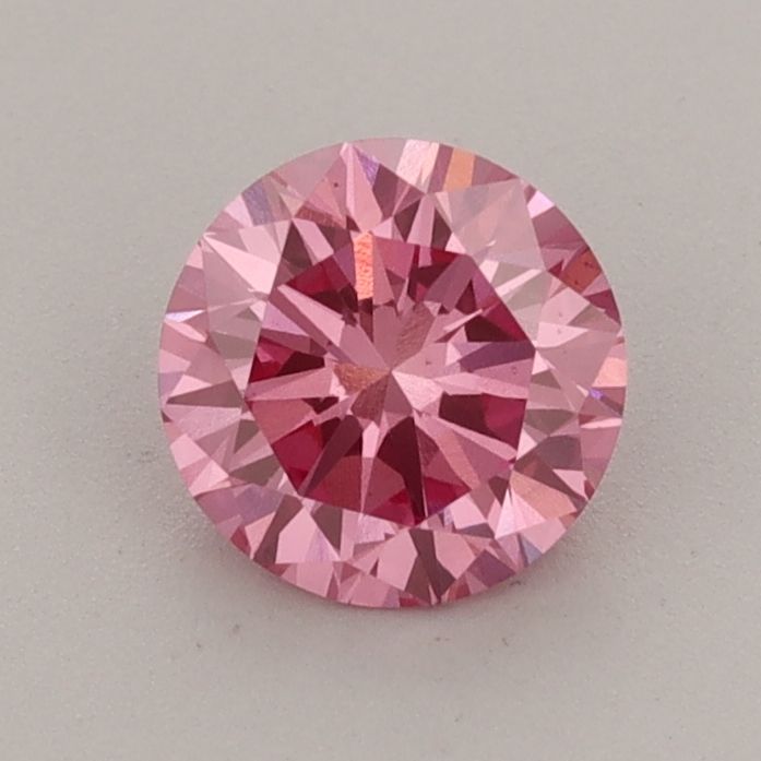 0.81 CT Fancy Vivid Pink ROUND