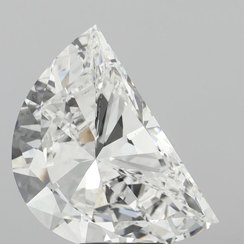 3.51 ct lab-grown Half moon Diamond