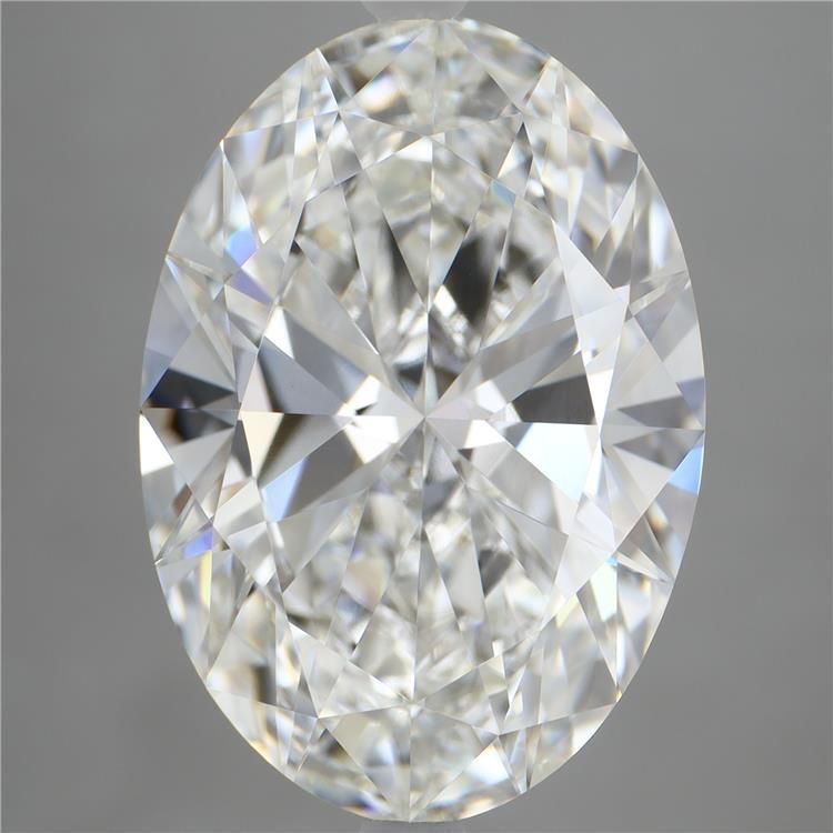 7.03 ct. oval Lab Grown Diamond front image