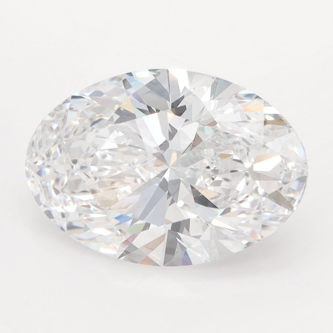3.92 ct. oval Lab Grown Diamond front image