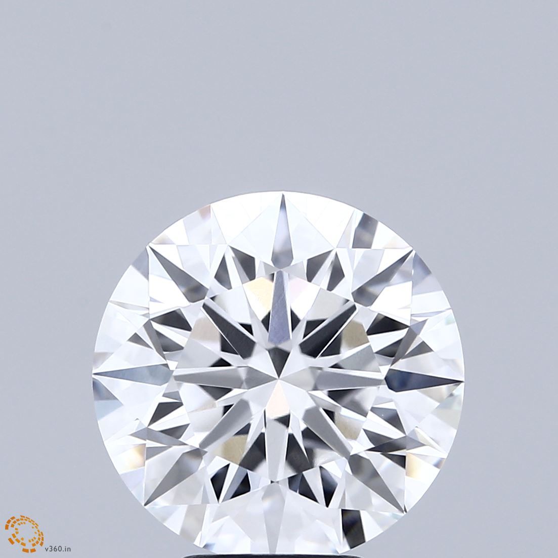 5.28 ct. round Lab Grown Diamond front image