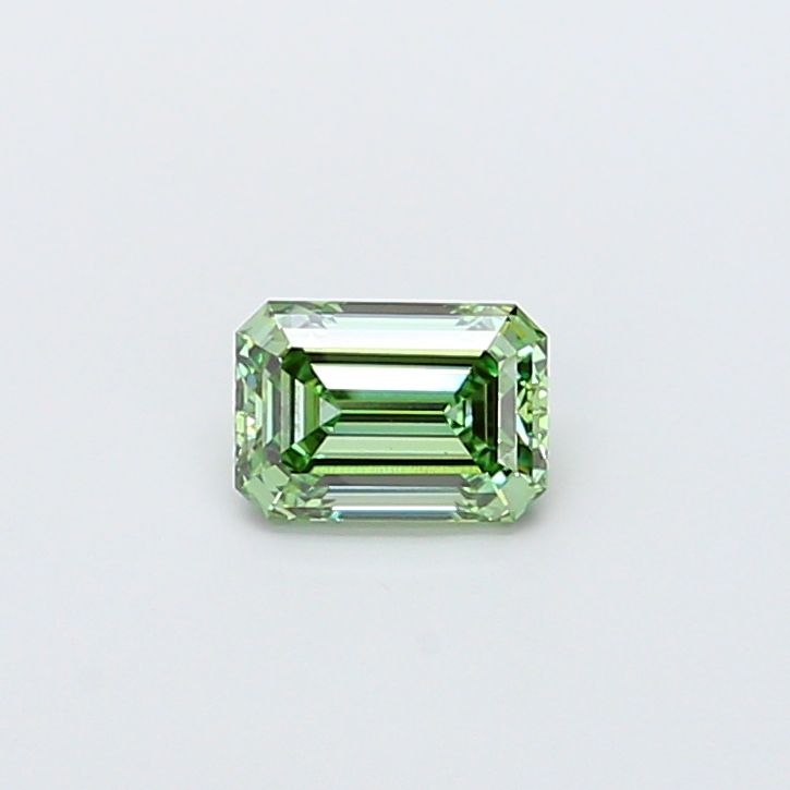 1.54 CT Fancy Vivid Green EMERALD