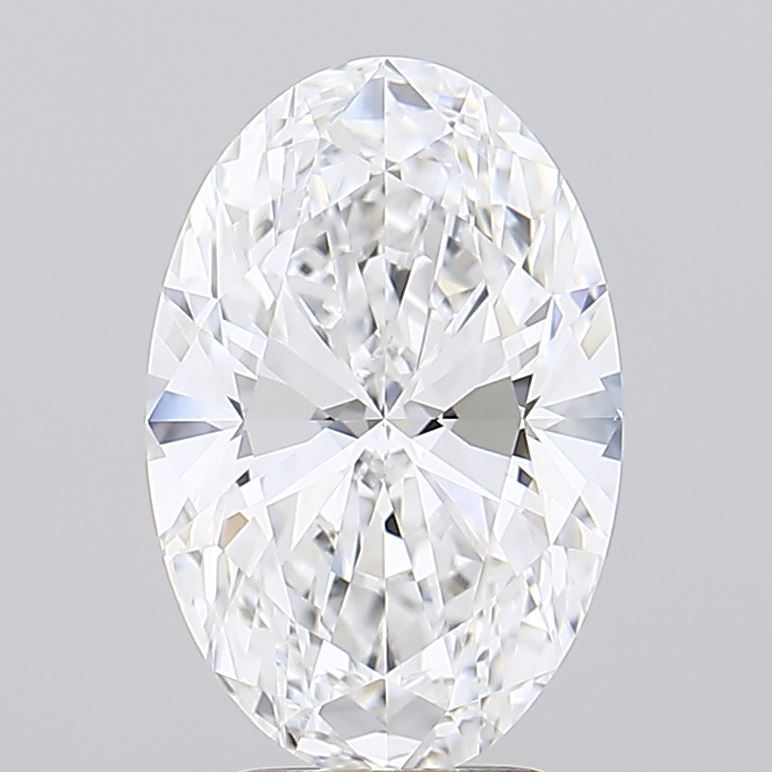 3.68 ct. oval Lab Grown Diamond front image