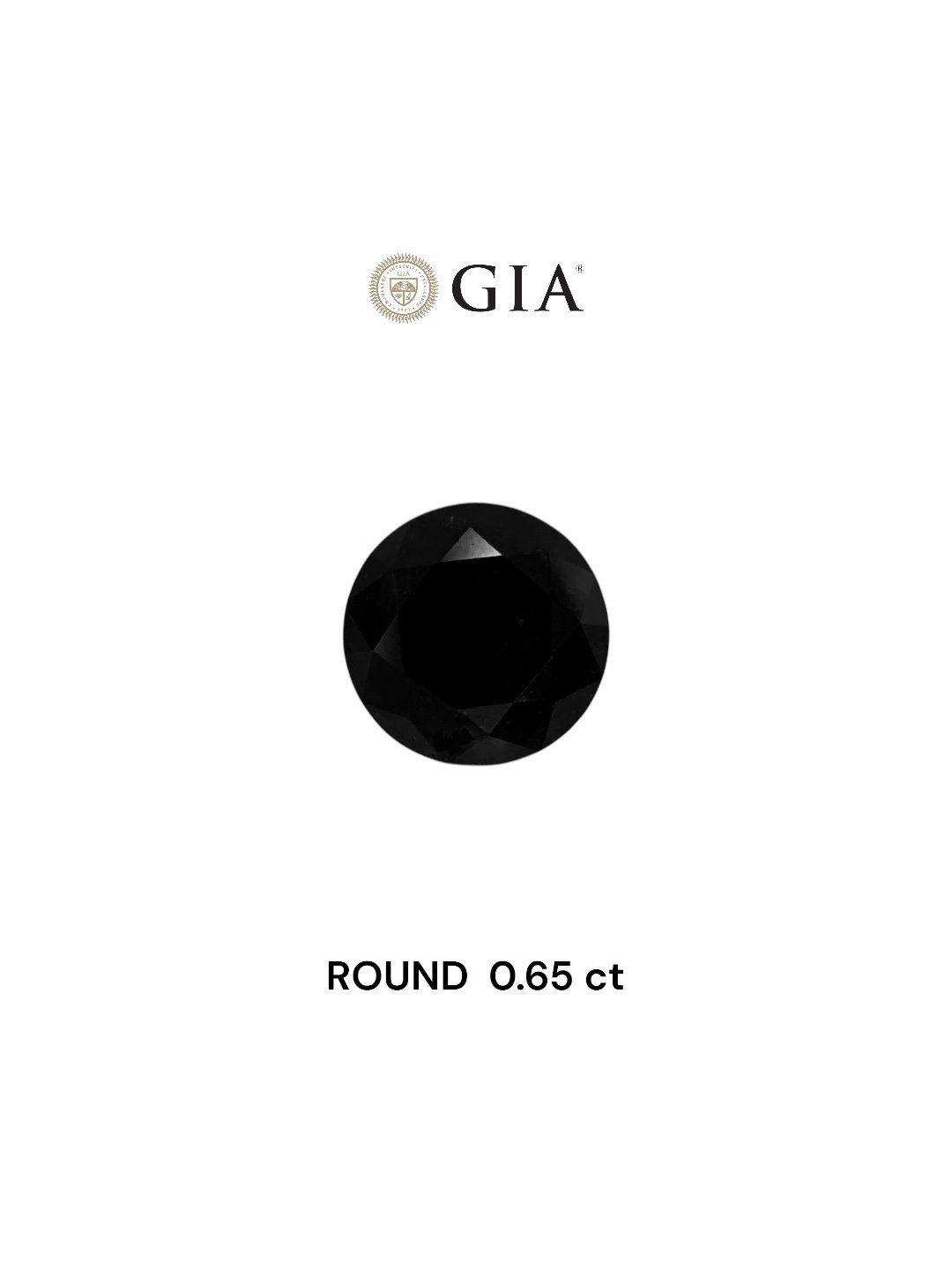 0.65 ct Round diamond