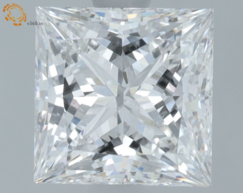 1.59 ct. princess Lab Grown Diamond front image