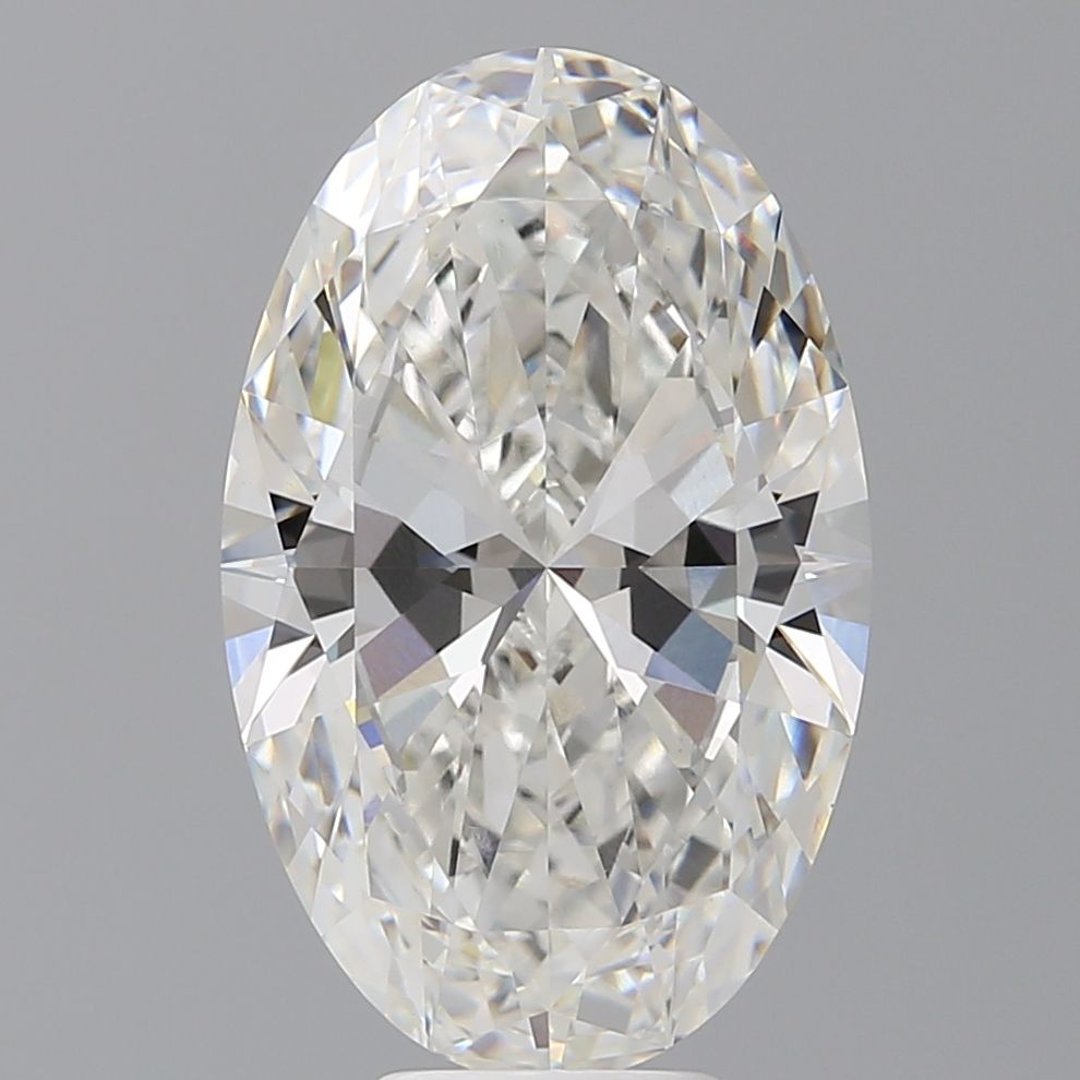 7.08 ct. oval Lab Grown Diamond front image