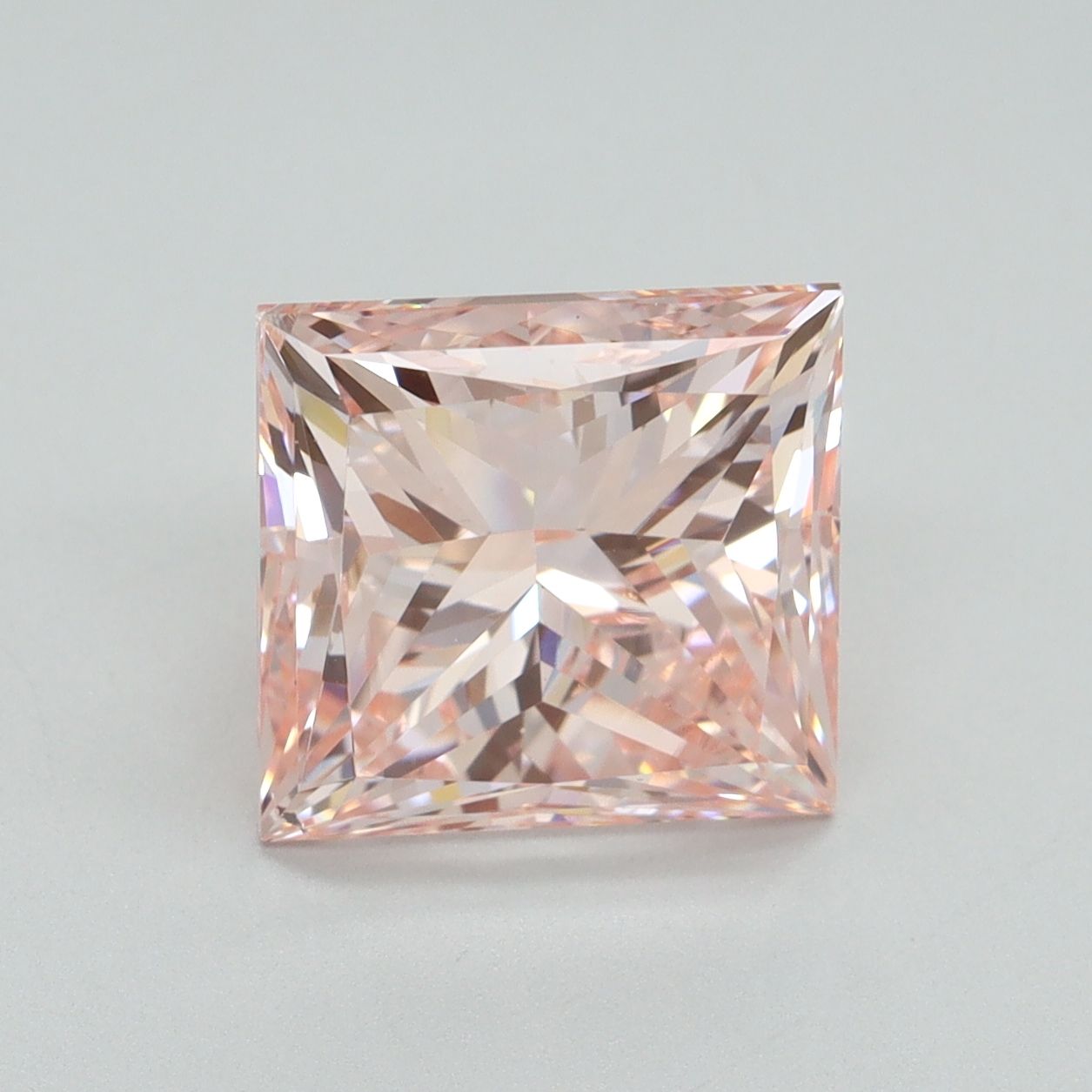 4.50 ct. princess Lab Grown Diamond front image