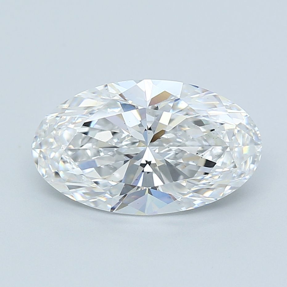 4.08 ct. oval Lab Grown Diamond front image