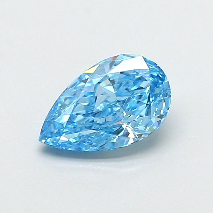 1.01 CT Fancy Vivid Blue PEAR