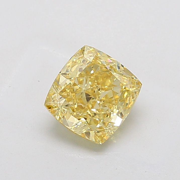 2.38 CT Fancy Intense Yellow CUSHION MODIFIED