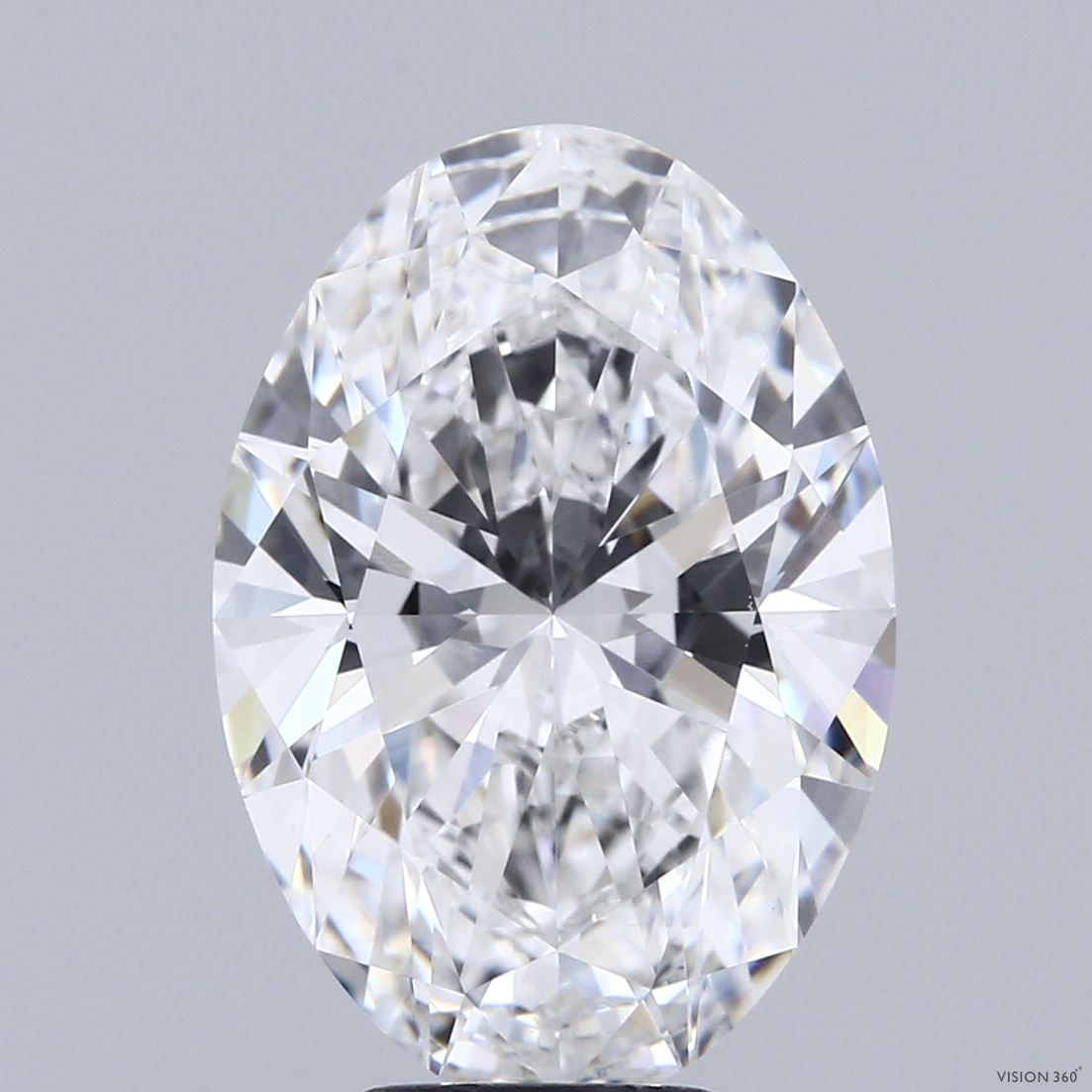 6.06 ct. oval Lab Grown Diamond front image